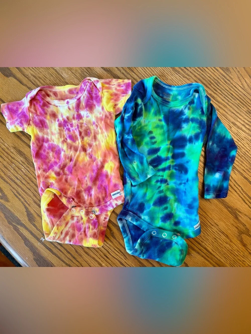 Onesies Tie-Dye Baby One-Piece Bodysuits